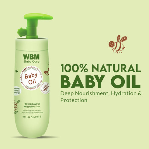 Baby Oil - 10 fl oz | WBM BABY CARE